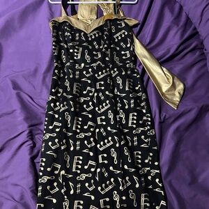 Deadly Dames music wiggle dress